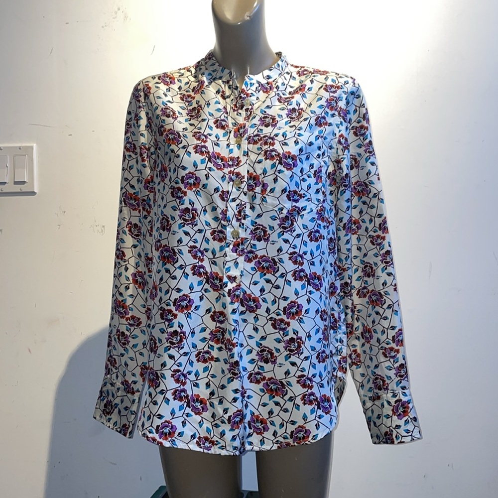 Isabel Marant silk Rusak vine print blouse Sz 34 - Picture 2 of 6